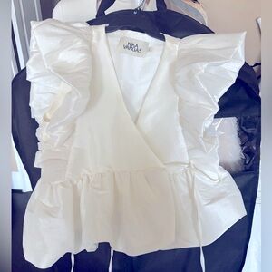 Kika Vargas Liv White Top XS